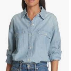 Vince denim shirt size XS, light blue